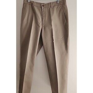 FARAH CHINO FLAT FRONT BEIGE KHAKI PANTS MENS SIZE 33X30